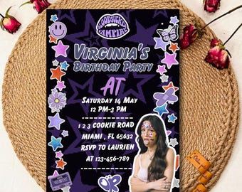 Olivia Birthday Party Invitation: Rodrigo Theme (Instant Download)