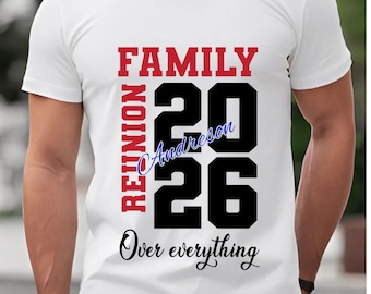Family Reunion 2026 SVG: Customizable Canva Template (Digital Download)