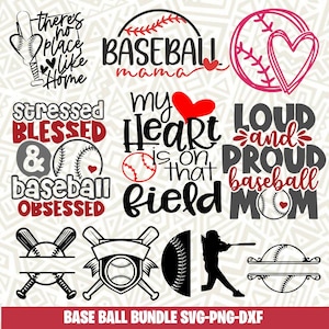 Benutzerdefinierte Baseball SVG Bundle | Bearbeitbares Baseball-Bundle | Baseball-Shirt SVG | Cut Files & Monogramm SVG für Cricut | Sport Sublimations Design