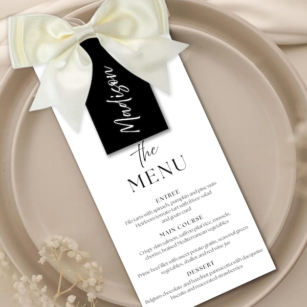 Buffet Menu Tags - Etsy