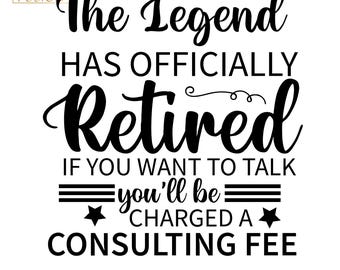 Retired 2025 SVG: Legend Consulting Fee Design (Digital Download)