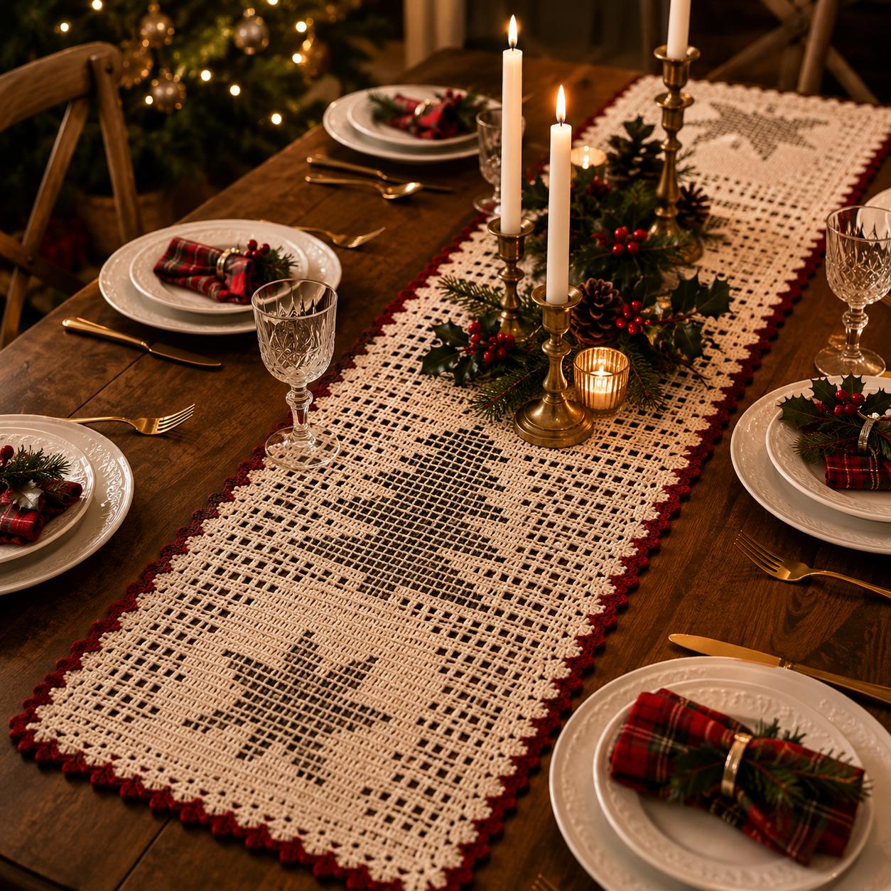 Weihnachten tischläufer