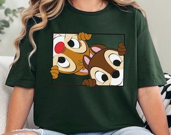Chip and Dale Shirt, Double Trouble Shirt, Disney Family Trouble T-Shirt, Disney Family Shirt, Disney Double Trouble Couple Matching, 383584