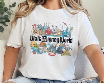 Retro Walt Disneyworld Shirt, Vintage Disneyworld Shirt, Vintage Mickey And Friends Shirt,Retro Disney Shirt,Disney Family Trip Shirt 383554