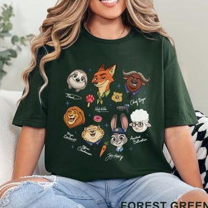 Disney Zootopia Characters Signatures Shirt, Disneyland Magic Kingdom Trip Tee