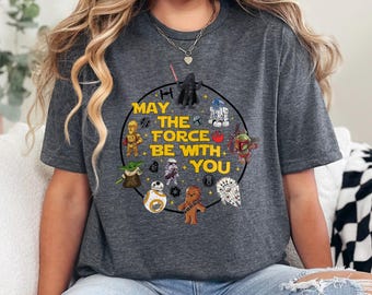 Star Wars May The Force Be With You Tee, Retro Disneyworld Galaxy Trip Tee 381257