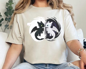 Universal How To Train Your Dragon Shirt, Toothless and Night Fury Matching Tee 384488