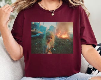 Distressed Doll Face Meme Shirt, Viral Internet Sarcastic Tee 386076