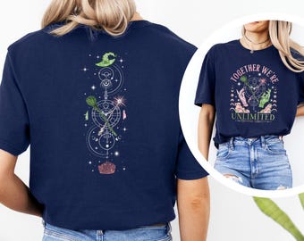 Wicked Together We’re Unlimited Shirt, Defy Gravity Wizard Musical Tee 384015