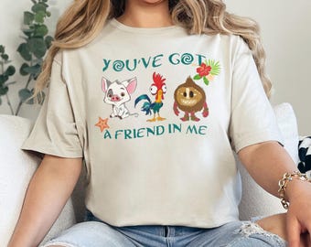 Disney Moana Movie Shirt, Pua Hei Hei Kakamora Friend Tee 382355