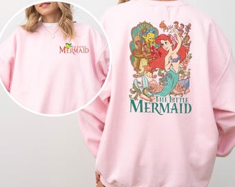 Disney Ariel The Little Mermaid Sweatshirt, Coquette Princess Hoodie, Disneyland Girls Trip 383095