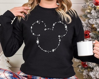Magical Mickey Head Sweatshirt, Retro Disney Mickey Head Sweatshirt, Mickey Ears Hoodie, Disney Trip Sweatshirt,Mickey Lover Crewneck 383446