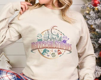 Vintage Disney Universal Studios Sweatshirt, Disney Universal Studios Crewneck 382729