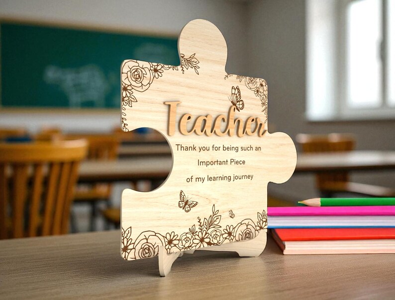 Teacher Puzzle Sign Svg ,teacher Appreciation Gift Svg, Classroom Decor ...
