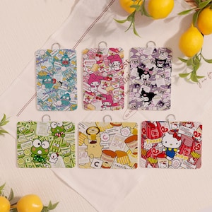 Portatarjetas de identificación con diseño de animales para profesionales, accesorio personalizado para cordón de enfermera, portatarjetas para profesores y estudiantes, protector de tarjetas suave para médicos.