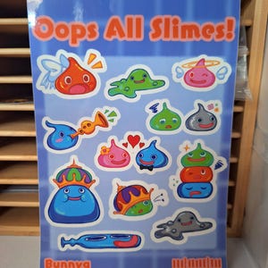 Oops All Slimes | Dragon Quest sticker sheet