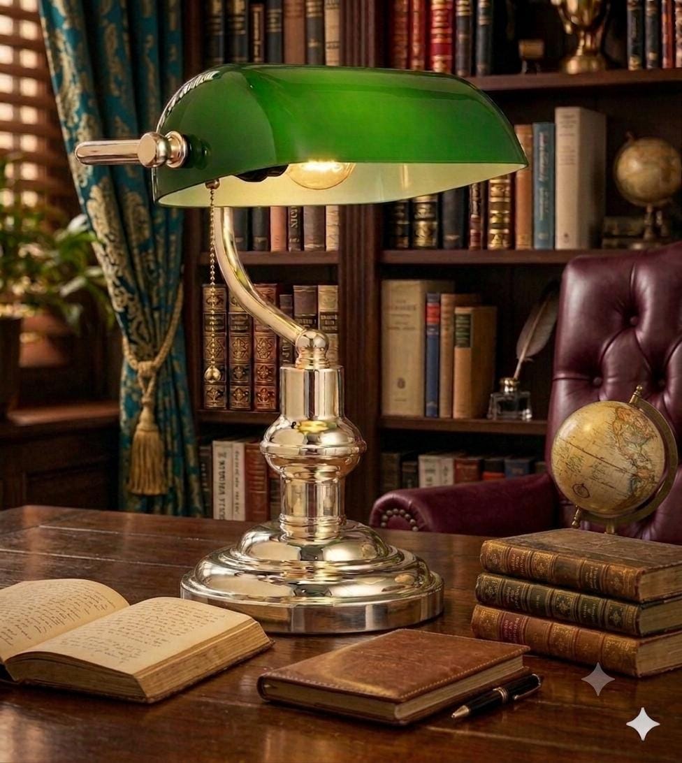 Hofstein Glas Tischlampe Grün/messing – Moderne Lese- Und Schreibtischleuchte Für Wohn- & Schlafzimmer Tischlampe Grün Messing Hofstein