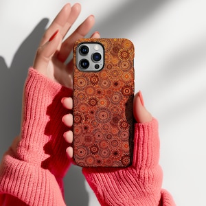 Mandala Phone Case, Bohemian Design Phone Cover for iPhone 17 16 15 14 13 12 11 Pro Max, Boho Mosaic Google Pixel, Abstract Zen Gift idea