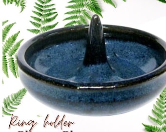 Pottery ring holder handmade