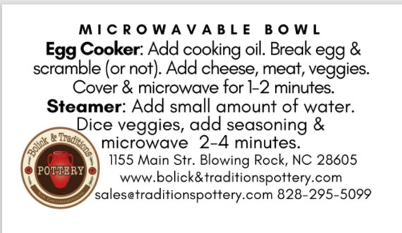 Ceramic Steamer Microwave Egg Cooker 