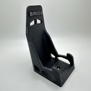 Braut Rennautositz Telefon & Visitenkarte Halter | 3D Gedruckt Schreibtisch Zubehör | Perfekt für Auto-Enthusiasten