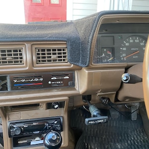 Bedieningsplaat verwarming Toyota pick-up | Upgrade roestvrijstalen dashboard | Past op Hilux en 4Runners van 1984-1988