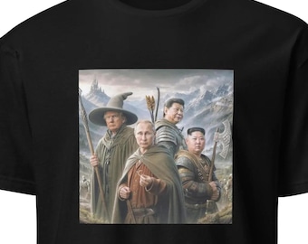 The presidents Tshirt, Rings, funny meme shirt, Kim Jong Un, Vladimir Putin, Donald Trump world leaders