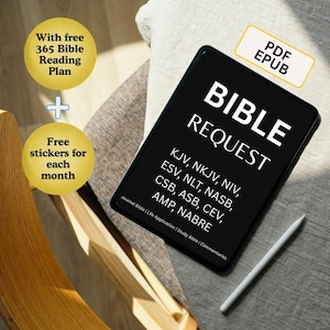 Study Bible Digital kjv nkjv niv esv nlt nasb csb asb amp cev nabre PDF EPUB Life Application Journal Hyperlink Goodnotes Kindle ReMarkable