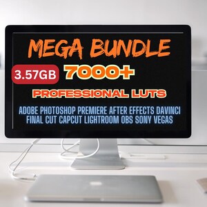 The Mega Bundle Of 7000+ Professional LUTs | Adobe Photoshop Premiere After Effects Davinci Final Cut CapCut Lightroom OBS Sony Vegas
