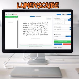 Offline AI Handwriting to Text Converter | LumenScribe Pro Document Archiver, PDF Image Transcription Tool for Image to Text Windows PC