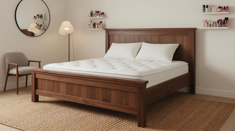 California King Farmhouse Bed