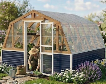 12x10 DIY Greenhouse Plans with Step-by-Step Build Guide (PDF Download, Imperial Measurements)