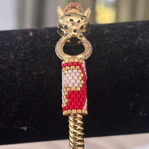 Santeria/ Yoruba/ Ifa  Bracelets. Shango Leopard bracelet