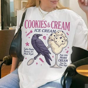 Butcher Blackbird Dark Romance png, Cookie & Cream Ice Cream png, Brynne Inspired Book png, Gift For Book Lover