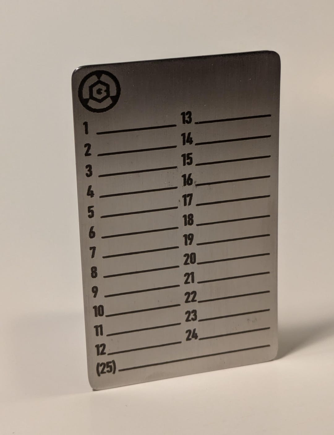 Seed Steel - ビットコインと暗号通貨のシードカード - ウォレットのバックアップ - Etsy 日本