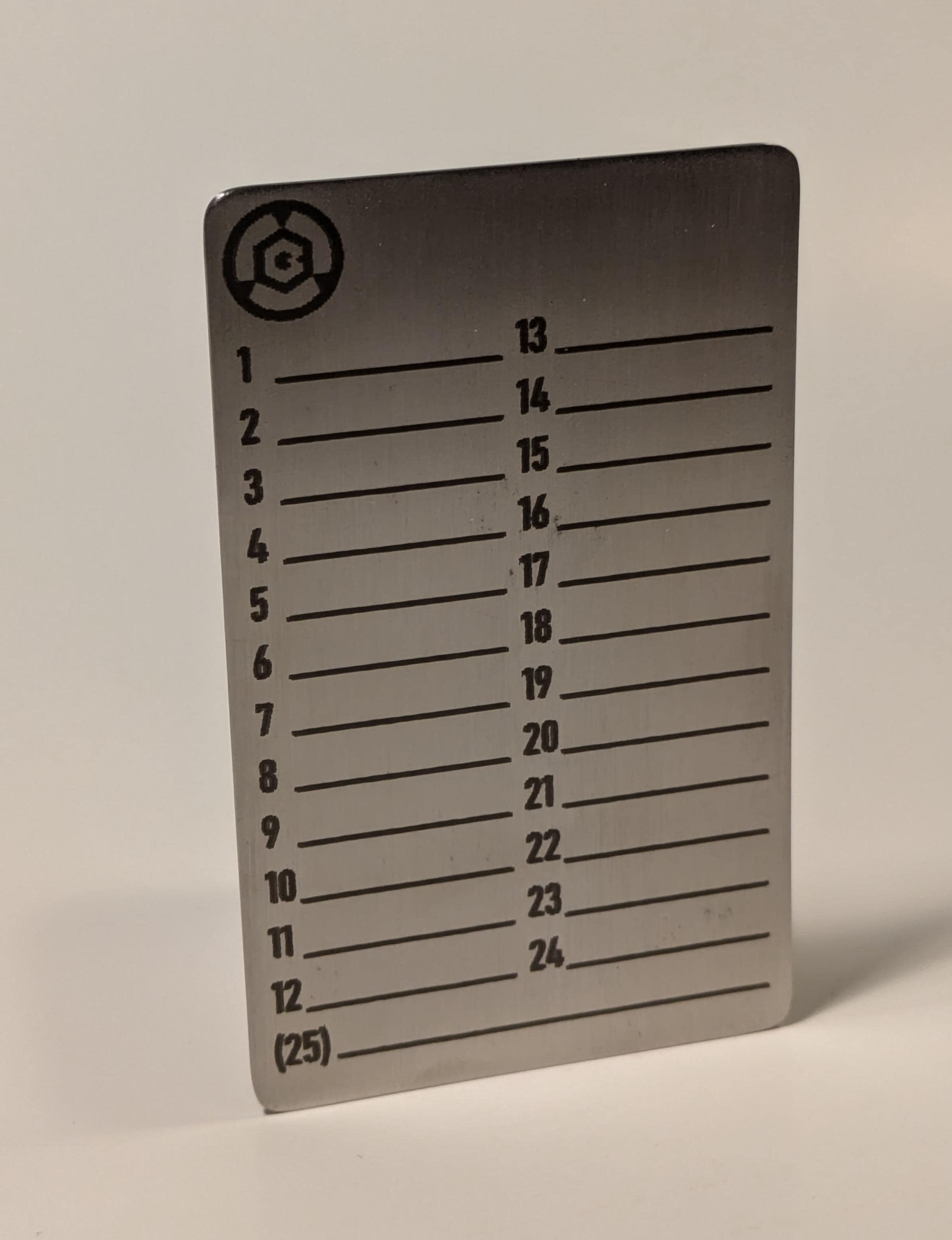 Seed Steel - ビットコインと暗号通貨のシードカード - ウォレットのバックアップ - Etsy 日本