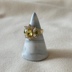 Mini Ceramic Ring Cone - Elegant Engagement Ring Holder - Wedding Photo Prop - Bridal Gift - Proposal & Anniversary Keepsake