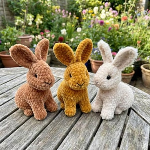 Crochet Bunny Amigurumi Pattern PDF, Mini Rabbit Plush Toy, Beginner Friendly, Instant Download