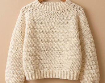 Cozy Sweater Knitting Pattern – The Soft Raglan Pullover – PDF Pattern – Digital Download
