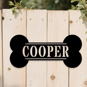 Custom Dog Name Sign,Dog Bone Name Sign,Pet Name Plaque for Wall,Pet Gift,Pet Lover Gift,Metal Dog Tag,Pet Name Sign,Pet Wall Decor Gift