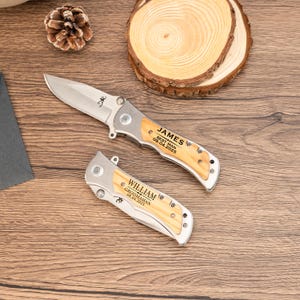 Personalized Gift for Him, Personalized Knife,Folding Knife, Custom Pocket Knife,Engraved Knife, Groomsmen Knives,Gift Knife,Gift for Father