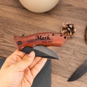 Custom Pocket Knife, Folding Knife Personalized,Pocket Engraved Knife,Engraved Knives,Dad Gift,Dad Knives,Personalized Gift Knife,For Father