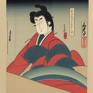3 Prints, Ukiyo-e Japanese Art, Asian Wall Art, Printable Art, Ukiyo-e printable