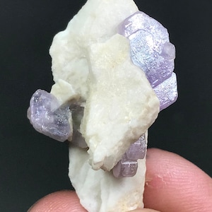 Beautiful Fluorescent Purple Apatite Crystals Natural Mineral Specimen from Skardu,Pakistan