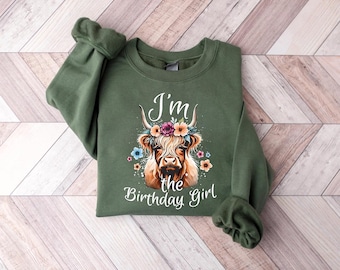 Grappig verjaardagsshirt voor Schotse hooglanders – T-shirt boerderijdieren