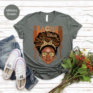 Black Teacher Shirt – Black Girl Magic – Inspirational Teacher Shirt – Empowered Black Teacher – Smart & Loving Teacher Shirt