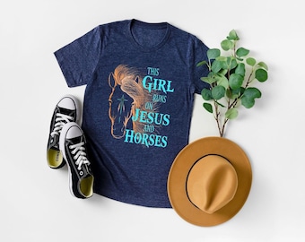 Christian Horse Lover Shirt: Jesus and Horses Faith Tee