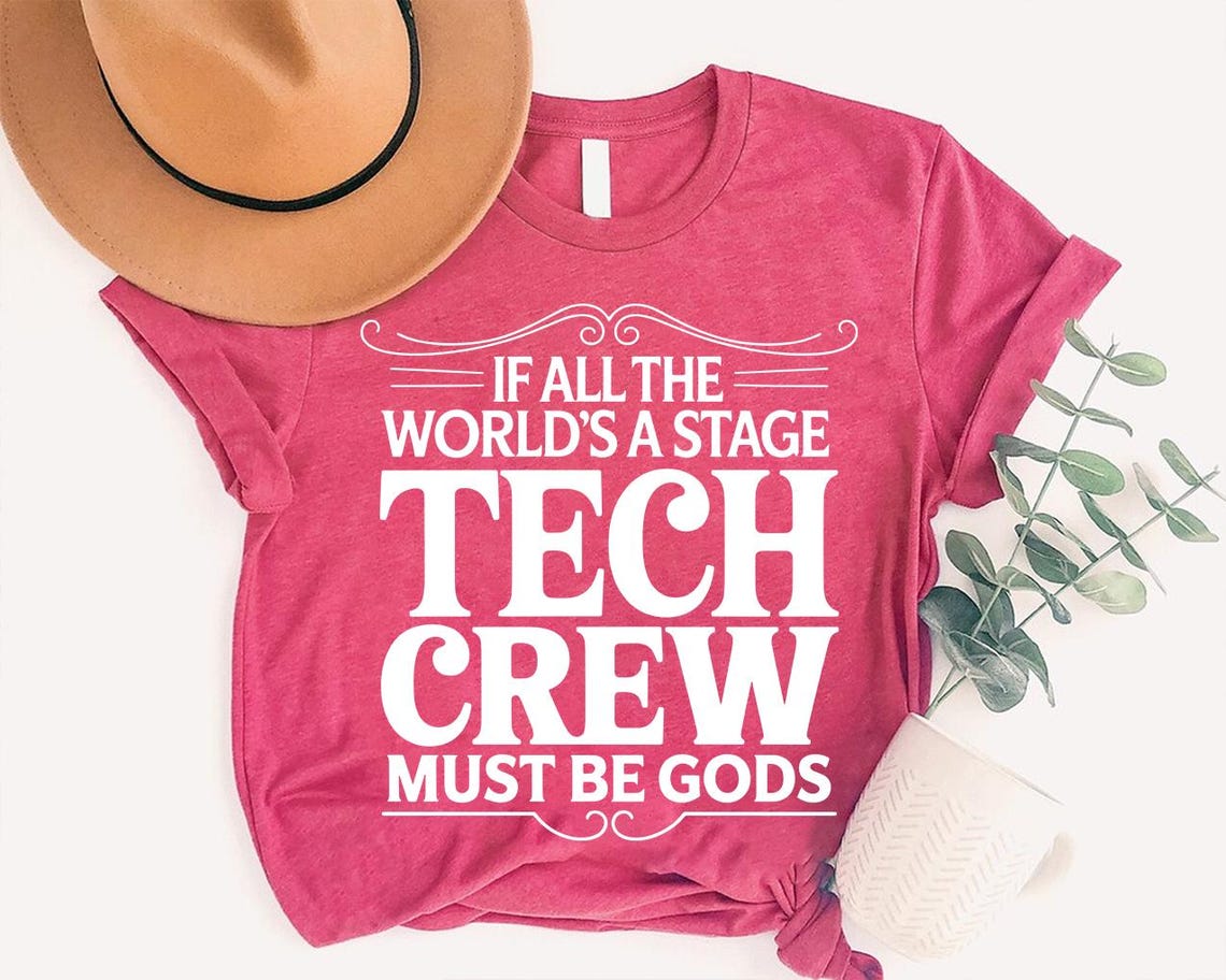 Funny Stage Crew Shirt: Theatre Student Gift, Stage Left/right Design ...