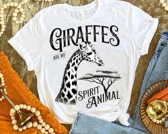 Camiseta divertida de grupo de jirafas – Bonita camiseta de safari