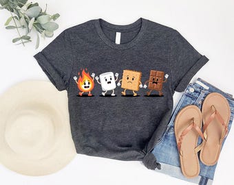 S'mores T-Shirt – Funny Campfire Tee, Foodie Gift